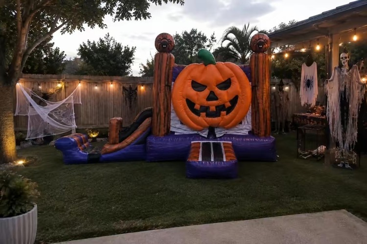 Halloween bounce houses